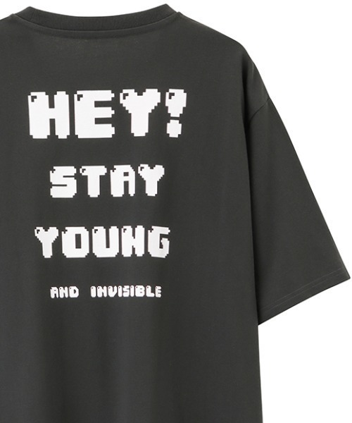 NAVY(ネイビー)の「ロゴプリント半袖Tシャツ(Tシャツ/カットソー・メンズ・ライトカーキ/チャコール/ホワイト系1/グレー系1/ブラック/ホワイト/ネイビー/グレー・M/L/XL)」の1枚目の写真
