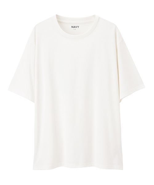 NAVY(ネイビー)の「ロゴプリント半袖Tシャツ(Tシャツ/カットソー・メンズ・ライトカーキ/チャコール/ホワイト系1/グレー系1/ブラック/ホワイト/ネイビー/グレー・M/L/XL)」の21枚目の写真