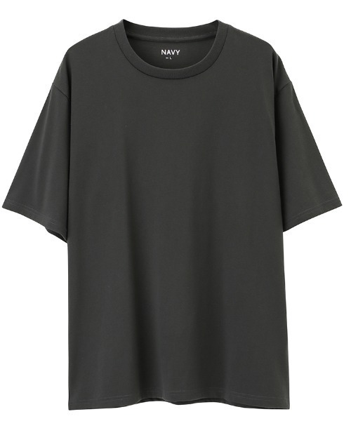 NAVY(ネイビー)の「ロゴプリント半袖Tシャツ(Tシャツ/カットソー・メンズ・ライトカーキ/チャコール/ホワイト系1/グレー系1/ブラック/ホワイト/ネイビー/グレー・M/L/XL)」の10枚目の写真