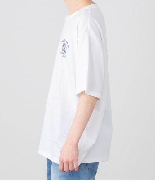NAVY(ネイビー)の「ロゴプリント半袖Tシャツ(Tシャツ/カットソー・メンズ・ライトカーキ/チャコール/ホワイト系1/グレー系1/ブラック/ホワイト/ネイビー/グレー・M/L/XL)」の17枚目の写真