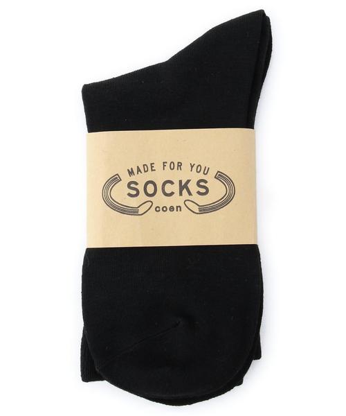 coen(コーエン)の「吸水速乾カラーハーフソックス◆(ソックス/靴下・レディース・ホワイト/ブラック/ダークグレー/レッド・フリー)」の2枚目の写真