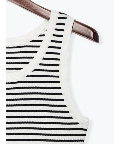 Te chichi（テチチ）の「アメリカンスリーブタンクトップ（タンクトップ・レディース・ベージュ/オフホワイト/ブラック・ﾌﾘ-）」の15枚目の写真