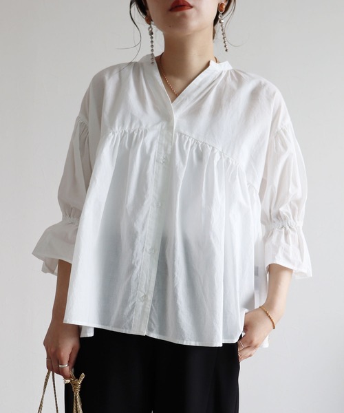 ♥️　Green Parks  袖キャンディスリーブブラウス　ライラック ♥️ Green Parks 袖キャンディスリーブブラウス ライラック Green