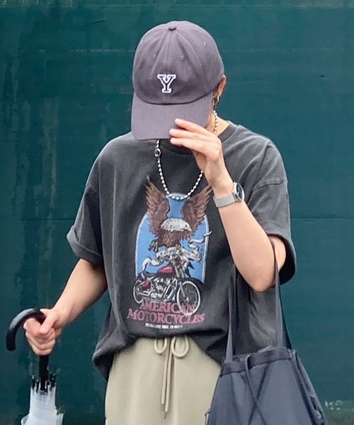 CORNERS(コーナーズ)の「【Y】ロゴワンポイントキャップ(キャップ・レディース・ブラック/グレー/ベージュ系その他/グリーン・FREE)」の3枚目の写真