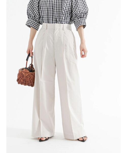 Te chichi（テチチ）の「リネン混ワイドバギーパンツ（その他パンツ・レディース・カーキ/グレー/ベージュ・F）」の20枚目の写真