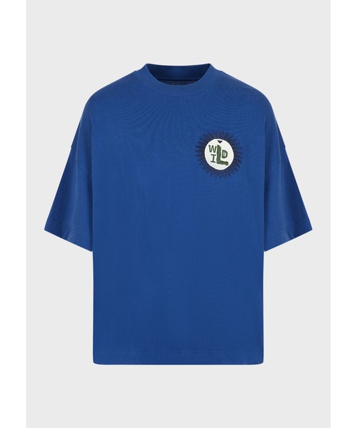 EMPORIO ARMANI(エンポリオアルマーニ)の「【エンポリオ アルマーニ】サステナブルコレクション Tシャツ オーガニックアメリカンジャージー パッチ(Tシャツ/カットソー・メンズ・オレンジ/アイボリー/モカ/ロイヤルブルー・LARGE/MEDIUM/SMALL)」の4枚目の写真
