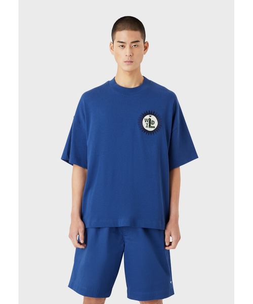 EMPORIO ARMANI(エンポリオアルマーニ)の「【エンポリオ アルマーニ】サステナブルコレクション Tシャツ オーガニックアメリカンジャージー パッチ(Tシャツ/カットソー・メンズ・オレンジ/アイボリー/モカ/ロイヤルブルー・LARGE/MEDIUM/SMALL)」の10枚目の写真