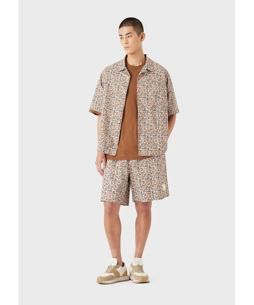 EMPORIO ARMANI(エンポリオアルマーニ)の「【エンポリオ アルマーニ】サステナブルコレクション Tシャツ オーガニックアメリカンジャージー パッチ(Tシャツ/カットソー・メンズ・オレンジ/アイボリー/モカ/ロイヤルブルー・LARGE/MEDIUM/SMALL)」の17枚目の写真