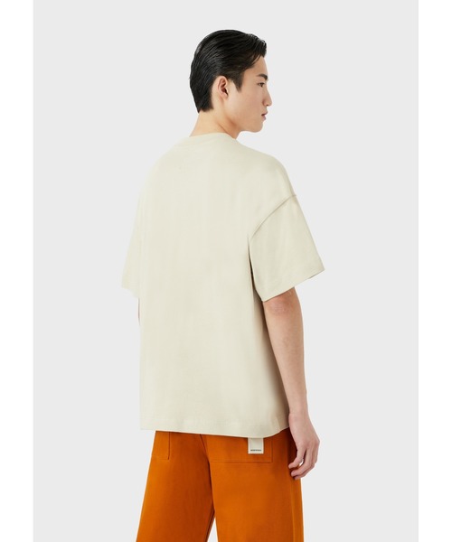 EMPORIO ARMANI(エンポリオアルマーニ)の「【エンポリオ アルマーニ】サステナブルコレクション Tシャツ オーガニックアメリカンジャージー パッチ(Tシャツ/カットソー・メンズ・オレンジ/アイボリー/モカ/ロイヤルブルー・LARGE/MEDIUM/SMALL)」の19枚目の写真