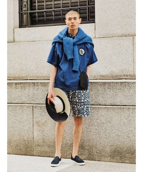 EMPORIO ARMANI(エンポリオアルマーニ)の「【エンポリオ アルマーニ】サステナブルコレクション Tシャツ オーガニックアメリカンジャージー パッチ(Tシャツ/カットソー・メンズ・オレンジ/アイボリー/モカ/ロイヤルブルー・LARGE/MEDIUM/SMALL)」の22枚目の写真