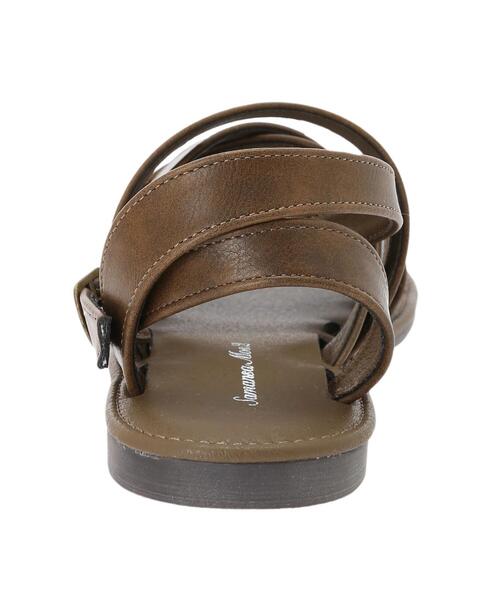 Samansa Mos2（サマンサ モスモス）の「オブリークトゥクロスサンダル（サンダル・レディース・ブラウン/ブラック・L/M）」の6枚目の写真