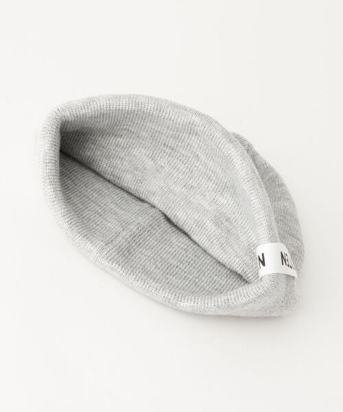 CITEN（シテン）の「＜CITEN＞ロゴ ビーニー ニットキャップ（ニットキャップ/ビーニー・レディース・イエロー/レッド/ライトグレー/ブラック・FREE）」の10枚目の写真