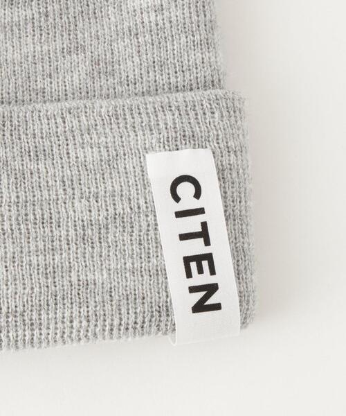 CITEN（シテン）の「＜CITEN＞ロゴ ビーニー ニットキャップ（ニットキャップ/ビーニー・レディース・イエロー/レッド/ライトグレー/ブラック・FREE）」の11枚目の写真