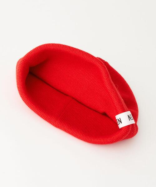 CITEN（シテン）の「＜CITEN＞ロゴ ビーニー ニットキャップ（ニットキャップ/ビーニー・レディース・イエロー/レッド/ライトグレー/ブラック・FREE）」の17枚目の写真