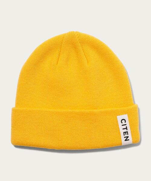 CITEN（シテン）の「＜CITEN＞ロゴ ビーニー ニットキャップ（ニットキャップ/ビーニー・レディース・イエロー/レッド/ライトグレー/ブラック・FREE）」の19枚目の写真