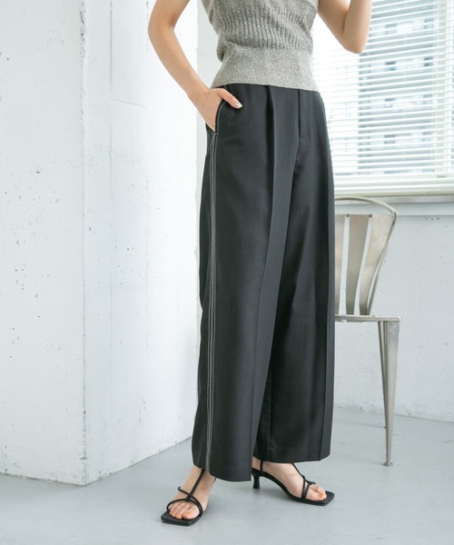 KBF（ケイビーエフ）の「サイドステッチラインパンツ（その他パンツ