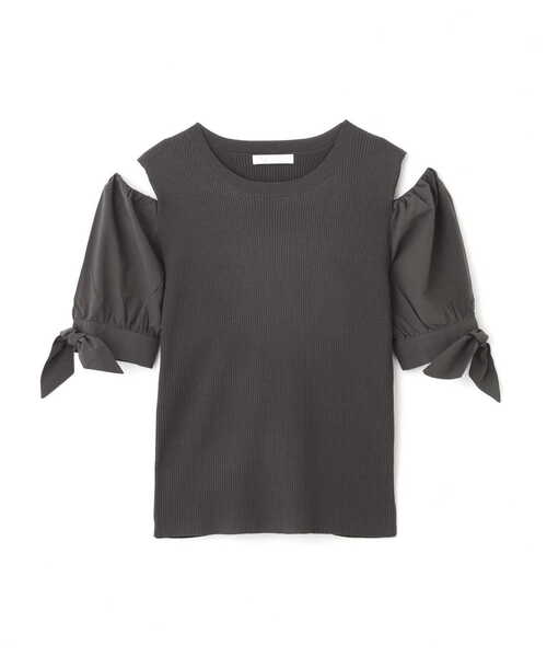 PROPORTION BODY DRESSING（プロポーションボディドレッシング）の「肩あきリボンニット / 1213270701（ニット/セーター・レディース・オフホワイト/グレー/ダークグレー・FREE）」の14枚目の写真