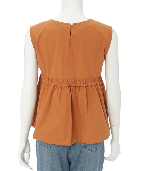 fifth（フィフス）の「フリル切り替えペプラムブラウス（シャツ/ブラウス・レディース・ホワイト/オレンジ・M）」の17枚目の写真