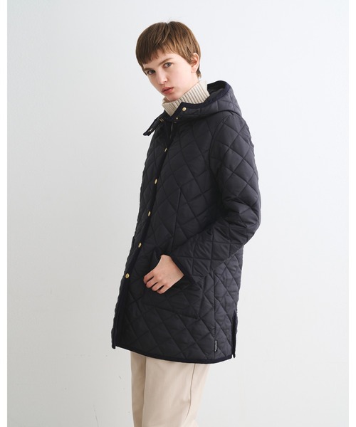 Traditional Weatherwear(トラディショナルウェザーウェア)の「ARKLEY HOOD MIDDLE(ノーカラージャケット・レディース・ブラック/ネイビー・34/36/38/32)」の18枚目の写真