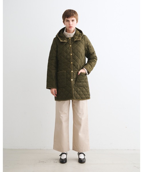 Traditional Weatherwear(トラディショナルウェザーウェア)の「ARKLEY HOOD MIDDLE(ノーカラージャケット・レディース・ブラック/ネイビー・34/36/38/32)」の4枚目の写真