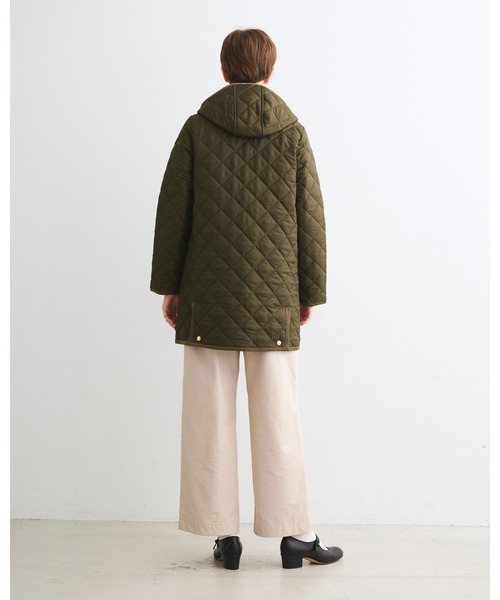 Traditional Weatherwear(トラディショナルウェザーウェア)の「ARKLEY HOOD MIDDLE(ノーカラージャケット・レディース・ブラック/ネイビー・34/36/38/32)」の6枚目の写真