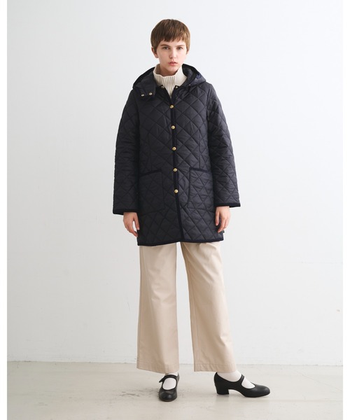 Traditional Weatherwear(トラディショナルウェザーウェア)の「ARKLEY HOOD MIDDLE(ノーカラージャケット・レディース・ブラック/ネイビー・34/36/38/32)」の14枚目の写真