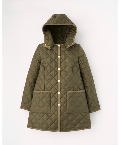 Traditional Weatherwear(トラディショナルウェザーウェア)の「ARKLEY HOOD MIDDLE(ノーカラージャケット・レディース・ブラック/ネイビー・34/36/38/32)」の11枚目の写真