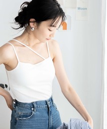 WEGO | WEGO/アシンメトリーカップインキャミソール(キャミソール)