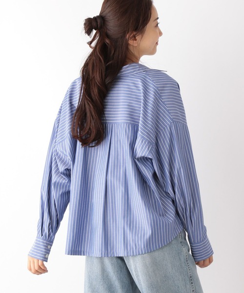 CLORE＋クロレ　レディワークシャツ GLOBAL WORK（グローバルワーク）の「お手入れらくらく