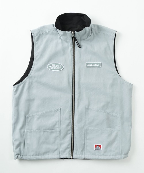 BEN DAVIS/ベンデイビス】ワンポイントロゴ刺繍＆バイカーワッペン