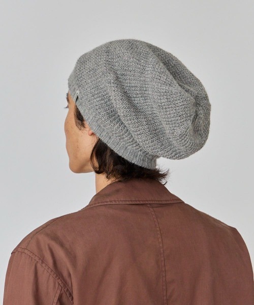 OVERRIDE（オーバーライド）の「OVERRIDE  ALPACA LOOSE BEANIE / オーバーライド（ニットキャップ/ビーニー・メンズ・ベージュ/ブラック/グレー/ホワイト・57~59cm）」の16枚目の写真