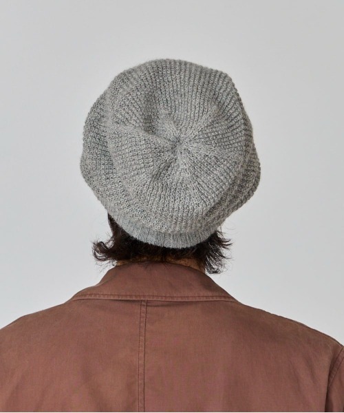 OVERRIDE（オーバーライド）の「OVERRIDE  ALPACA LOOSE BEANIE / オーバーライド（ニットキャップ/ビーニー・メンズ・ベージュ/ブラック/グレー/ホワイト・57~59cm）」の17枚目の写真