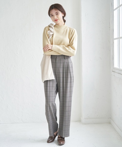 ROPE' PICNIC(ロペピクニック)の「マシュマロニットモックネックプルオーバー(ニット/セーター・レディース・クリーム/ブラック/ブルー系その他5/ブルー系その他6/ピンク・38)」の15枚目の写真