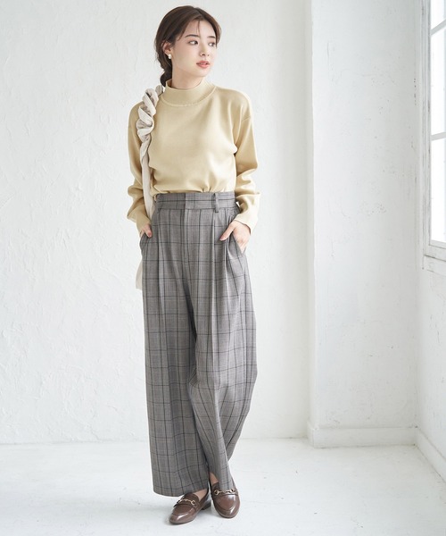 ROPE' PICNIC(ロペピクニック)の「マシュマロニットモックネックプルオーバー(ニット/セーター・レディース・クリーム/ブラック/ブルー系その他5/ブルー系その他6/ピンク・38)」の17枚目の写真