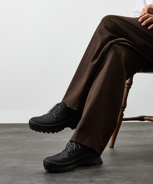 PADRONE(パドローネ)の「PADRONE パドローネ / DERBY PLAIN TOE SHOES VIBRAM ビブラムソールダービー プレーントゥシューズ 日本製 / PU8840-2001(ドレスシューズ・メンズ・ブラック/ブラック系その他・40/41/42/43)」の19枚目の写真