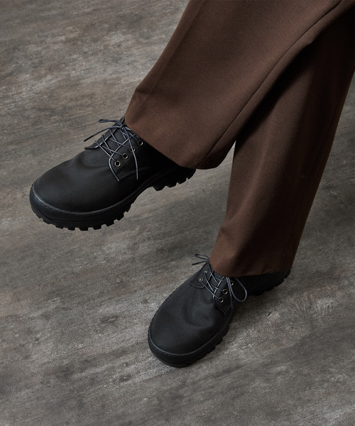 PADRONE ダービー　短靴　パドローネ　derby レザー　ビブラムソール PADRONE パドローネ / DERBY PLAIN TOE SHOES VIBRAM ビブラム