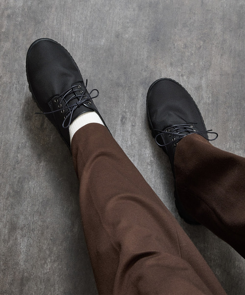 PADRONE(パドローネ)の「PADRONE パドローネ / DERBY PLAIN TOE SHOES VIBRAM ビブラムソールダービー プレーントゥシューズ 日本製 / PU8840-2001(ドレスシューズ・メンズ・ブラック/ブラック系その他・40/41/42/43)」の21枚目の写真