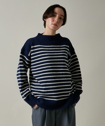 SHETLAND WOOL GUERNSEY KNIT / ガンジーニット