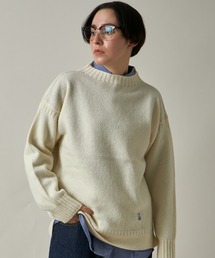 SHETLAND WOOL GUERNSEY KNIT / ガンジーニット