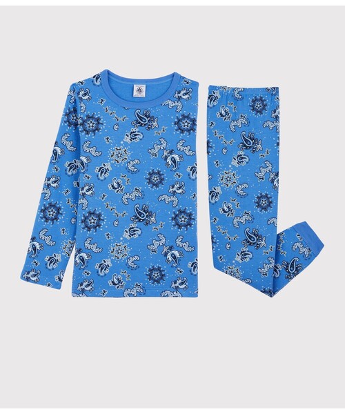 ふみっこ！プチバトー　長袖パジャマ　8ans 他2点 楽天市場】PETIT BATEAU ハートプリント長袖パジャマ プチバトー