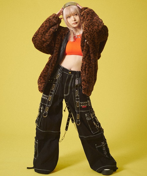 ‼️‼️ONE DAY激アツSALE‼️‼️Houston トライバルカモ 襟裏地ファー Octa裏地 ハーフジップブルゾン | Jack Bunny!!（ジャックバニー