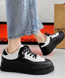 ARCADE | ツートンカラー 厚底スタイルアップ スニーカー シューズ　-ARCADE Limited Line-(スニーカー)