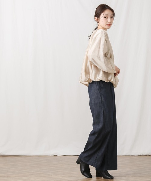 Gready Brilliant（グレディブリリアン）の「ＴＥデニムセンタープレスパンツ（デニムパンツ・レディース・インディゴブルー・38/36）」の13枚目の写真