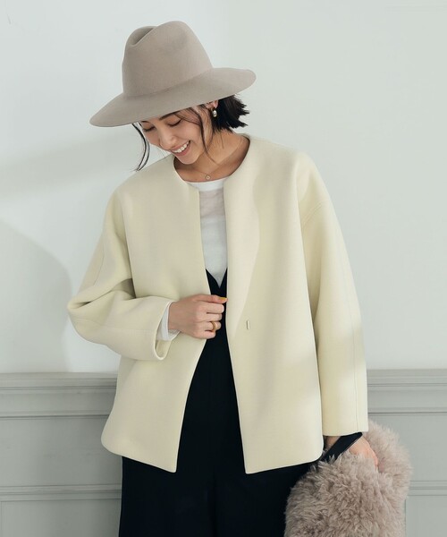 【新品タグ付】2nd NOLLYES　ウォッシャブルダンボールブルゾン NOLLEY'S（ノーリーズ）の「ウォッシャブルダンボールブルゾン