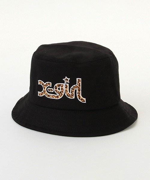 X-girl Stages（エックスガールステージス）の「アニマルロゴバケットハット（キャップ・キッズ・アイボリー/ブラック・S(48-52cm)/M(52-56cm)）」の12枚目の写真