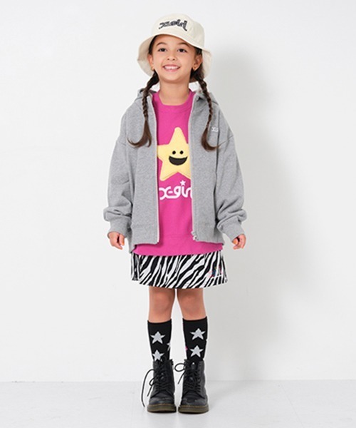 X-girl Stages（エックスガールステージス）の「アニマルロゴバケットハット（キャップ・キッズ・アイボリー/ブラック・S(48-52cm)/M(52-56cm)）」の15枚目の写真