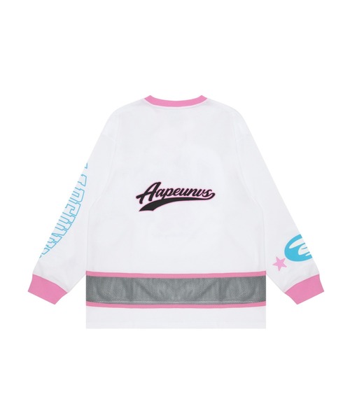 AAPE BY A BATHING APE（エーエイプバイアベイシングエイプ）の「AAPE LONG SLEEVE TEE（Tシャツ/カットソー・レディース・ホワイト/ブラック・XX-SMALL/X-SMALL）」の3枚目の写真