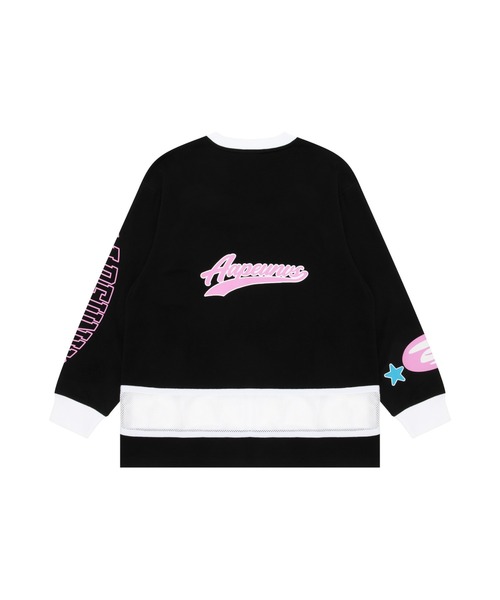 AAPE BY A BATHING APE（エーエイプバイアベイシングエイプ）の「AAPE LONG SLEEVE TEE（Tシャツ/カットソー・レディース・ホワイト/ブラック・XX-SMALL/X-SMALL）」の7枚目の写真