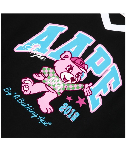 AAPE BY A BATHING APE（エーエイプバイアベイシングエイプ）の「AAPE LONG SLEEVE TEE（Tシャツ/カットソー・レディース・ホワイト/ブラック・XX-SMALL/X-SMALL）」の8枚目の写真