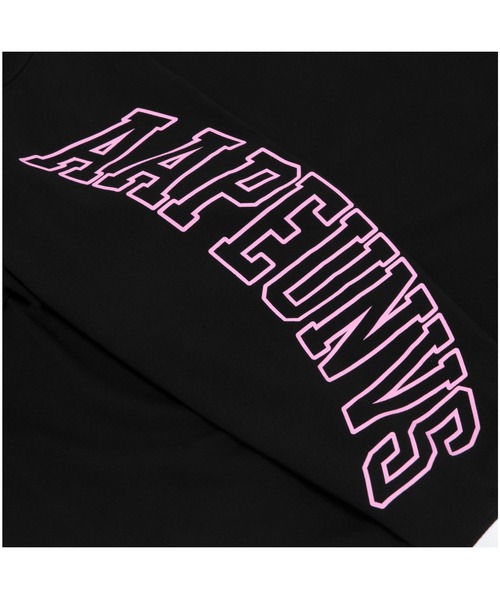 AAPE BY A BATHING APE（エーエイプバイアベイシングエイプ）の「AAPE LONG SLEEVE TEE（Tシャツ/カットソー・レディース・ホワイト/ブラック・XX-SMALL/X-SMALL）」の9枚目の写真